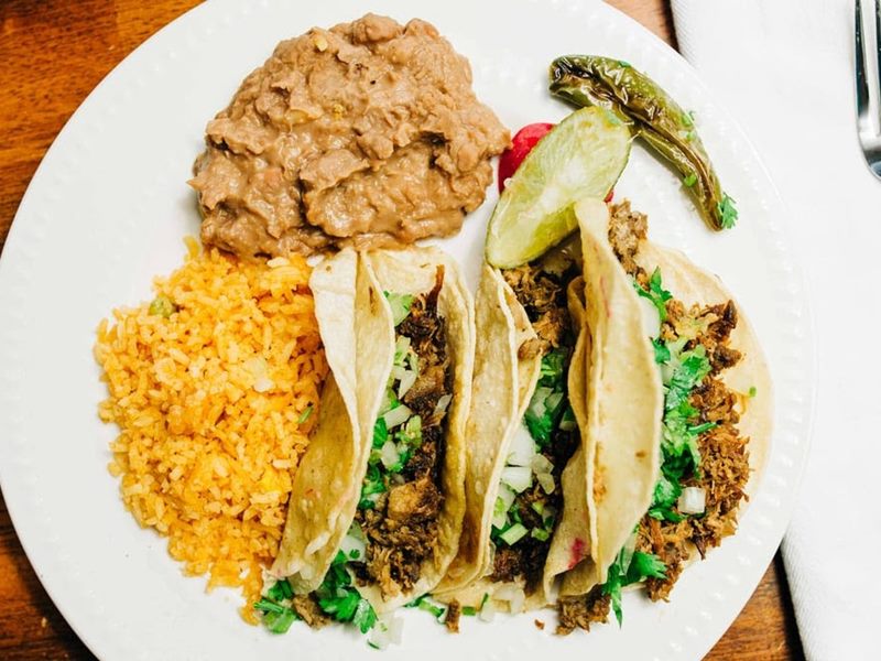 Taqueria Haltom food
